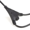 kenable IEC Mains Splitter Cable C14 Plug to 2 x