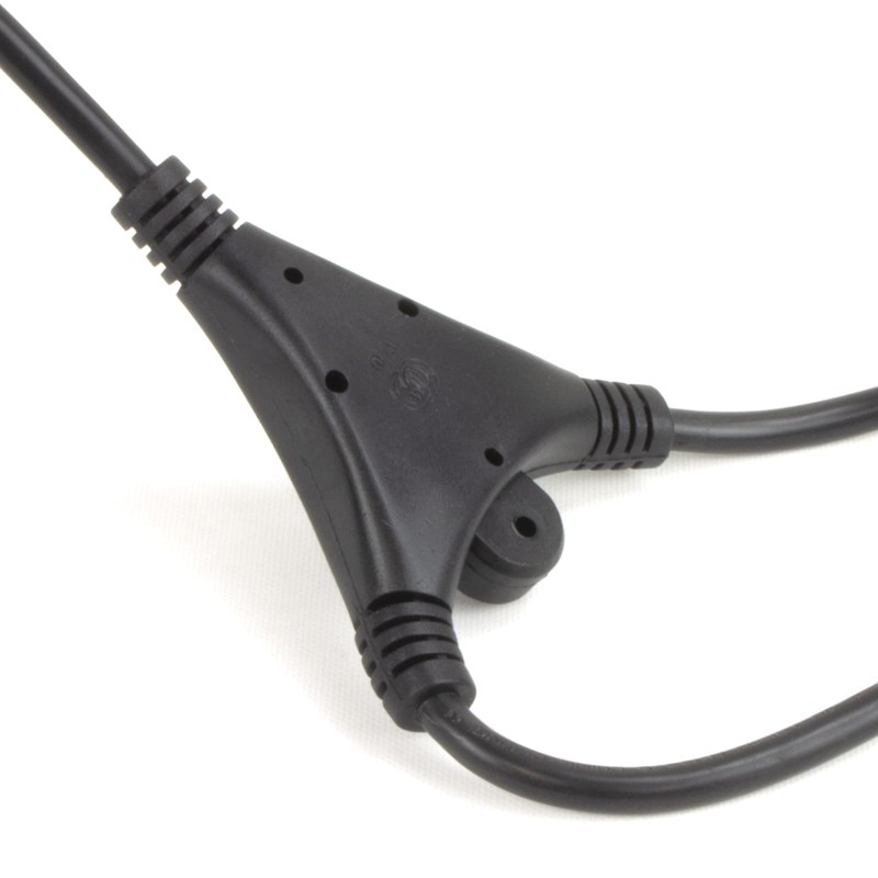 kenable IEC Mains Splitter Cable C14 Plug to 2 x