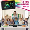 Zhehao 12 Pcs LCD Writing Tablet Drawing Board Doodle Board