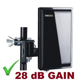 IMega SH7200 Digital HDTV UHF VHF DTV Outdoor Antenna + COAXIAL CALBE + HD TV AMP