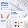 200 Pieces Biodegradable Cotton Buds, Double-Ended Cotton Swabs with Pointed