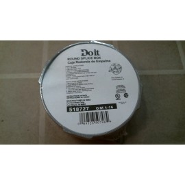 DoitBest Do It Best 518727 Electric Wire Round Junction Splice Box, FREE SHIPPING