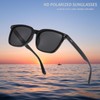 Gleyemor Polarized Men's Square Sunglasses UV400 Protection for Driving Fishing