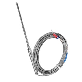 Keenso Thermocouple Sensor Probes Temperature Controller Thermocouple Sensor Type K High Temperature (5m)