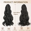 Cybelleza Ponytail Extension with Clip in Ponytail Hairpiece Braid Curly