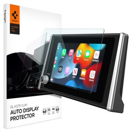 Spigen Tempered Glass Screen Protector [GlasTR Slim] designed for Toyota RAV4 (2023/2024/2025), Prius (2023/2024/2025), Corolla (2024/2025), Tacoma (2024), Camry (2025) 8 inch Dashboard Touchscreen - Crystal Clear