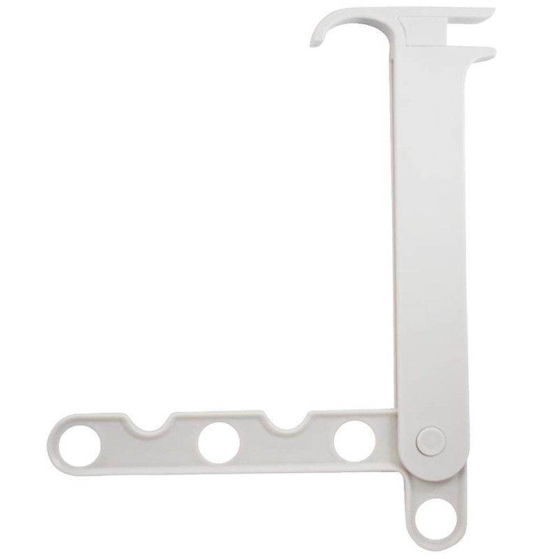 AISEN LK422 Polypropylene/ABS/Neodymium Magnet Curtain 4 Hooks