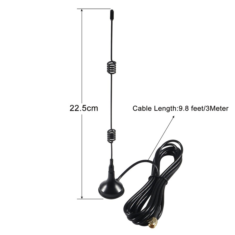 AEDIKO 2.4GHz 7dBi WiFi Booster Antenna (2-Pack) - SMA Male