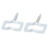 2pcs Exhaust Manifold Clamp Repair Kit Manifold Stud Clamp Replacement