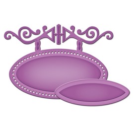 Spellbinders Shapeabilities Die D-Lites-Ornamental Tag 3