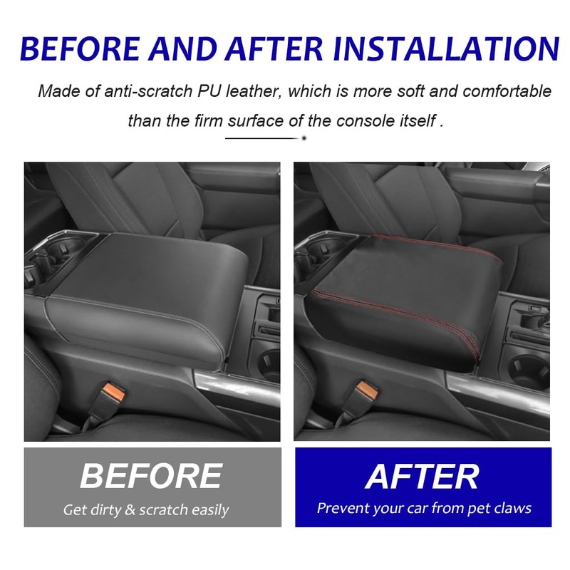 DEYTOP Center Console Cover for Ford F150 2021 2022-2026 Accessories