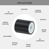 sourcing map 8Pcs 25 x 30mm M6 Thread Female Rubber