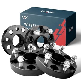 KAX 5x4.5 Wheel Spacers,1 inch 5 Lug Hub Centric Wheel Spacers fit for Camry, RAV4, Highlander, Sienna, RX350, ES350, Venza, Avalon, ES330, Prius V with M12x1.5 Studs 60.1mm Hub Bore,4Pcs