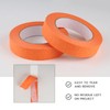 Lichamp 2 Pack Orange Painters Tape 1 inch, Orange Masking