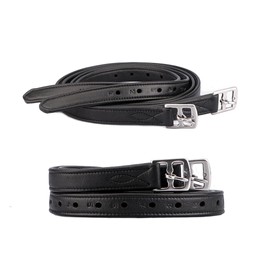 SIE Wrapped supersoft stirrup leathers (45'', Dark Brown)