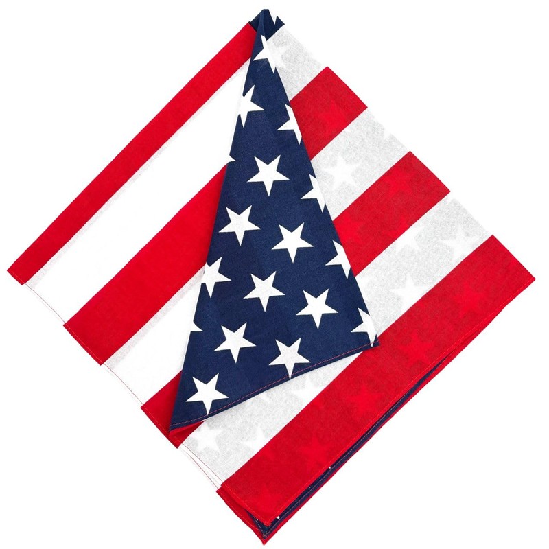 MDSTYLE 100% Cotton Bandana for Men & Women 22" x