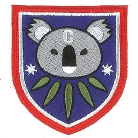 PLATZ GIRLS und PANZER FINAL CHAPTER KOALA MORI Gakuen School Badge Embroidered Patch