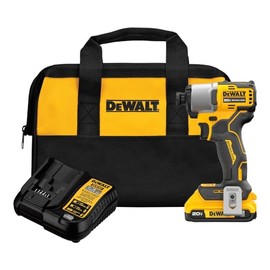 Dewalt DCF840D1 20V MAX Brushless Lithium-Ion 1/4 in. Cordless Impact Driver Kit (2 Ah)
