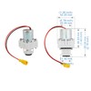 Lychee Light urinal flush valve solenoid and diaphragm assembly device,