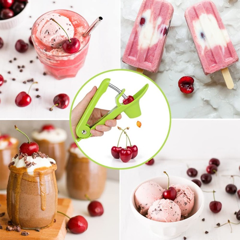 zukent Cherry Pitter Cherry Pip Remover Cherry Stoner Olive Pitter