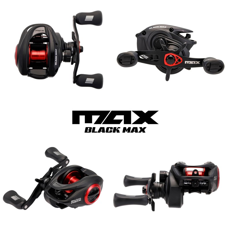 Abu Garcia MAX5 BLACKMAX Bait Reel Low Pro Bass Salt