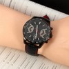 FORSINING Calendar Automatic Mechanical Waterproof PU Leather Band Men Watch