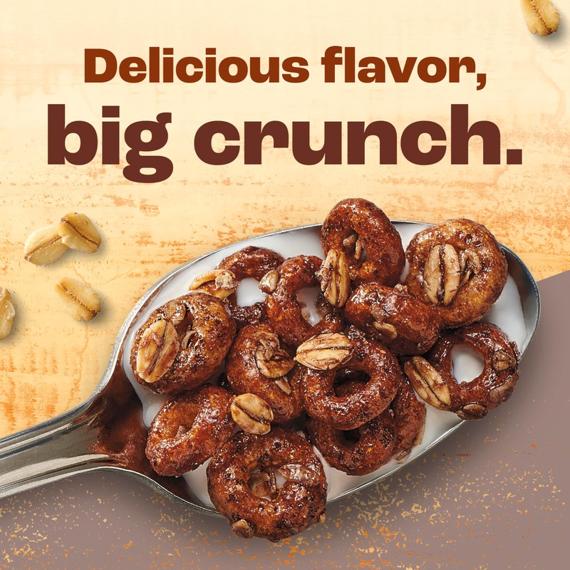 Cheerios Oat Crunch Chocolate Breakfast Cereal, Made with Whole Grain,