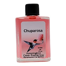 Hummingbird Oil (Chuparosa Aceite) Spiritual Anointing Oil by CASA ESOTERICA MAGICK SPACE- for Happiness & Joy - Attract Positive Energy & Good Fortune-0.5 FL OZ (1 Pack)