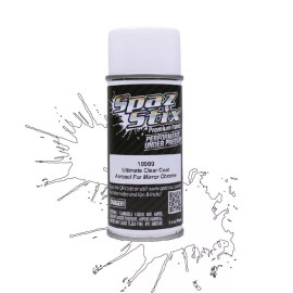 Spaz Stix Ultimate Clear Coat for Mirror Chrome Paint 3.5oz Can SZX10909 10909