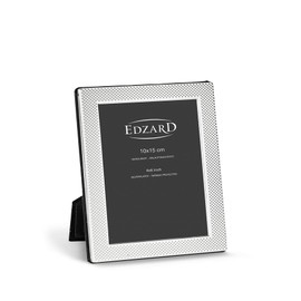 Edzard Photo Frame Cagliari, 4x6 inch (10x15 cm), Silver Plated Picture Frame, Tarnish Protected