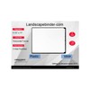 Landscape Plastic Tabs - 6 per Set - White