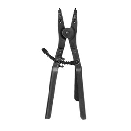 Imperial Tool IR120S Large .12 Tip Diameter Ratcheting Retaining Ring Pliers with 0 Degree Tip Angle, Exterior Shaft, ".120"""