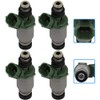 cciyu High Performance Fuel Injector Set, 2 Holes, Fits 1992-2000