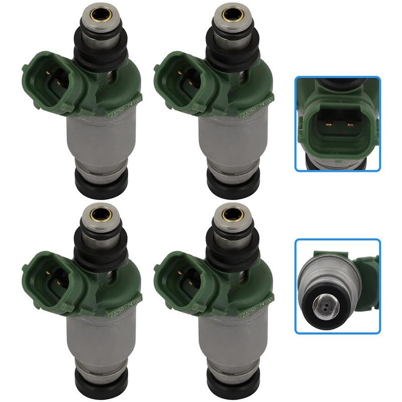 cciyu High Performance Fuel Injector Set, 2 Holes, Fits 1992-2000