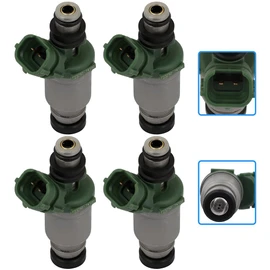 cciyu High Performance Fuel Injector Set, 2 Holes, Fits 1992-2000 Toyota Camry 2.2L, RAV4 2.0L, Solara 2.2L