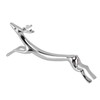 4PCS Cutlery Rest Silver Chopstick Stand Electroplated Polished Zinc Alloy