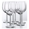 IKEA - SVALKA White wine glass, clear glass, H:7" (X6)