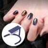 1 x blaue Nagelkunst-Halterung, 3D-Katzenaugen-Gel-Nagellack-Halter, Nagelkunst-Stick, Nagellack-Halterung, Maniküre-Werkzeug, Nagellack, Nagelkunst