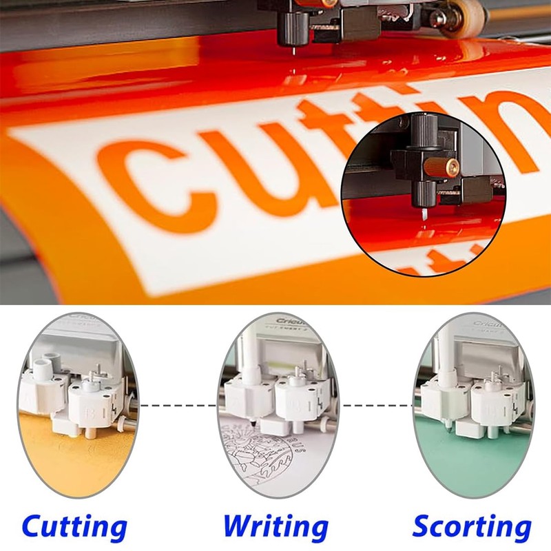 YOYEAH 60 Pack 60° Replacement Blades Set for Cricut Explore