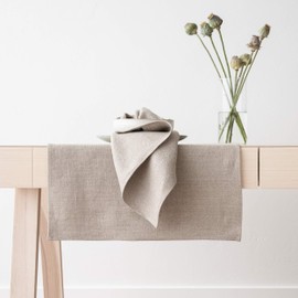 LinenMe Natural soft Runner, linen, 50 x 140 cm