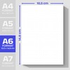 Fantastino® A6 Notepad Dotted - Pack of 10, 500 Sheets