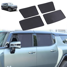 for Hummer EV SUV Truck Accessories Sun Shade Side Window Shades-Privacy Curtains Block Light Car Window Covers Side Window Sun Shade Keeps Cooler for Taking a nap,Camping (Front &Rear, 4PCS)