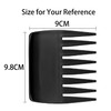 Mens Beard Comb Black