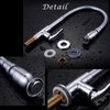 DUIZEND Faucet, Lavatory Kitchen, Single Lever (No Hose), Easy Installation,