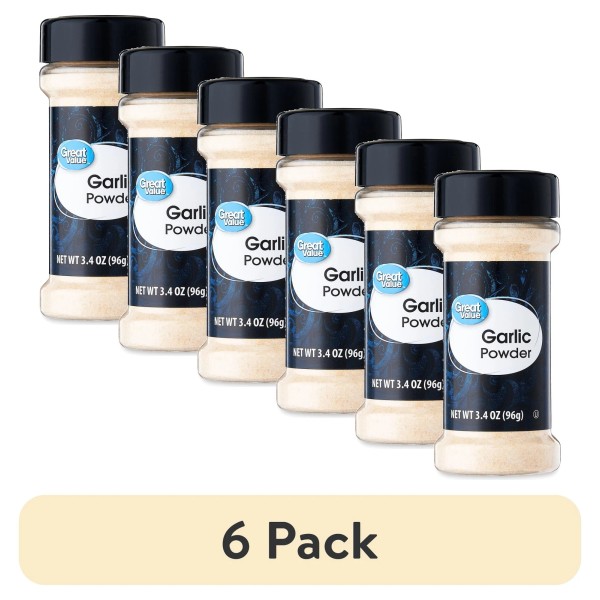 Unbranded (6 pack) Great Value Garlic Powder, 3.4 oz