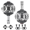 NELboNs Mountain Bike Clipless Cycling Pedals with Cleats Set Compatible