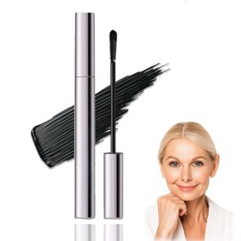 Waterproof Mascara for Older Women – Smudge-Proof, Long-Lasting Volume, Lengthening & Curling Mascara for Thinning Lashes – Gentle Formula for Mature Eyes, Clump-Free Definition (Black)