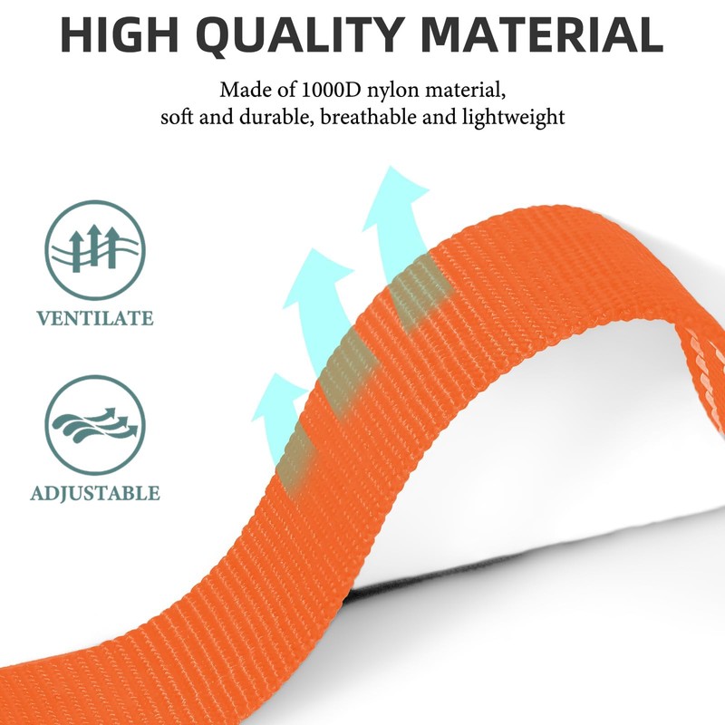 Collar Replacement Strap, Reflective Replacement Nylon Collar Strap Dog GPS