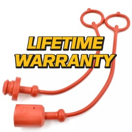 HD Switch Red Hydraulic Cap & Plug for Kubota Backhoe B2301 BT600 BT601 BT602 BH65 BH70