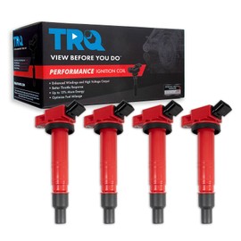 TRQ Ignition Coil Set Compatible with 2008-2022 Lexus 2008-2015 Scion 2003-2022 Toyota